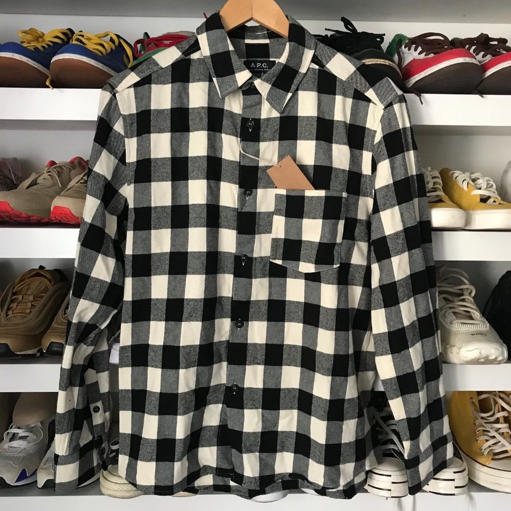 A.P.C. John Check Twill Shirt